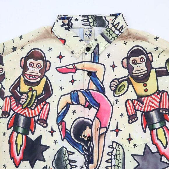 Hardaddy Nothing Can Stop Me Circus Monkey Performer Shirt Men's M Medium Hardad - Picture 2 of 5